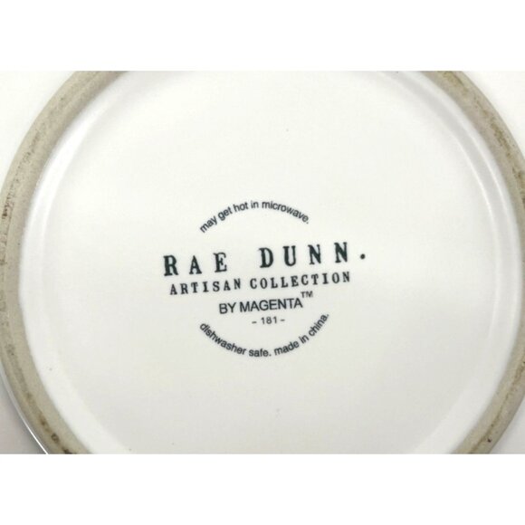 Large Blessed Burnt Orange & White Rae Dunn Mixing Bowl, 10" Diameter 4.5" Deep - Picture 6 of 7